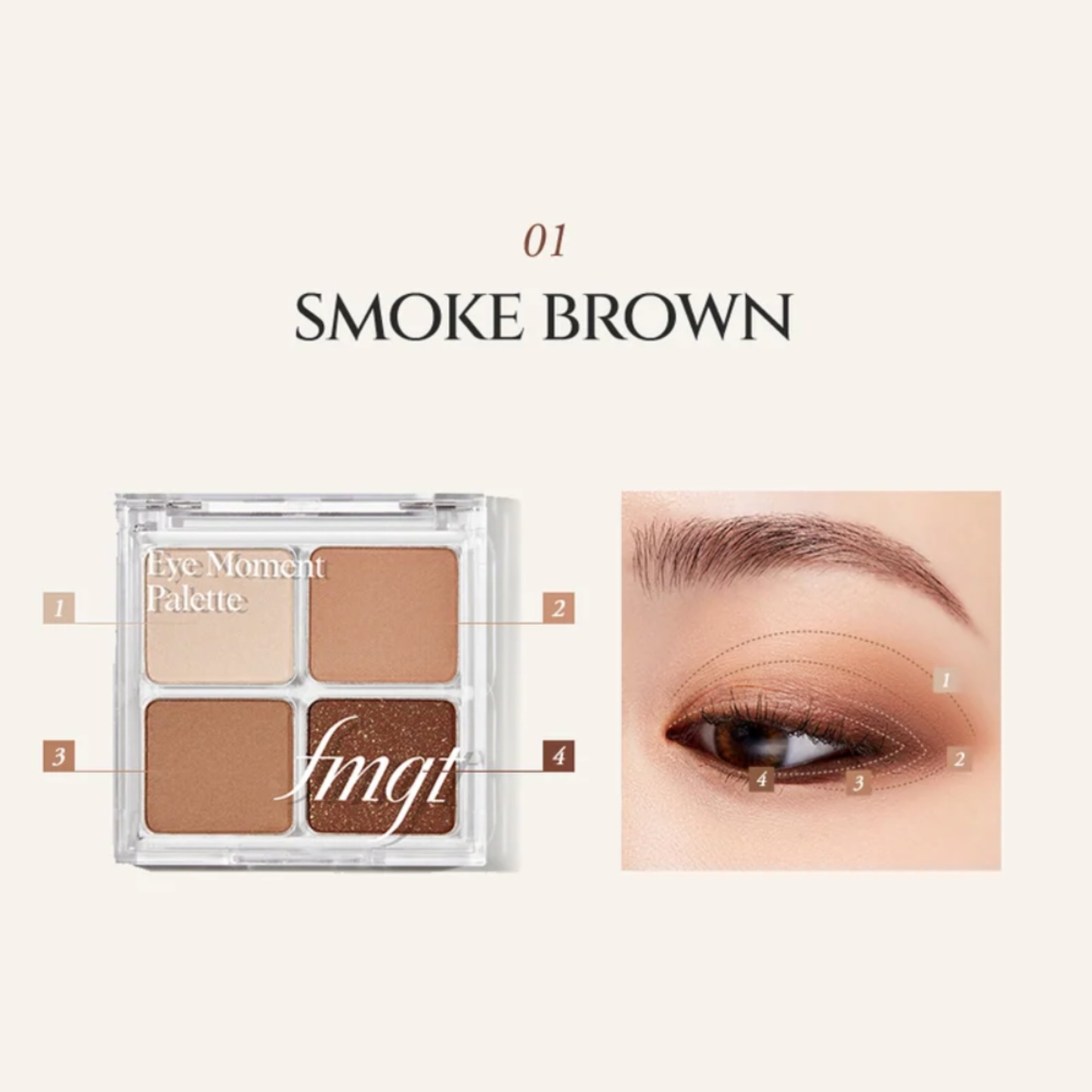 Eye Moment Palette 01 Smoke Brown